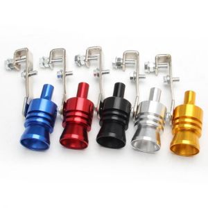 Universal Sound Simulator Car Turbo Whistle  Exhaust Pipe Muffler Blow Off Car Styling Tunning Red Blue S/M/L/XL Mufflers