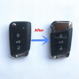 For VW Golf MK7 Jetta Tiguan Polo for Superb Octavia Yeti Fabia MQB Car Modified Replacement Remote Key Shell Key Case Cover