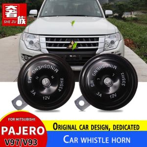 For Mitsubishi Pajero V97 V93 V73 V87 Multi-tone & Claxon Horns Car Whistle Horn Modification Waterproof Loud Volume Snail Hor