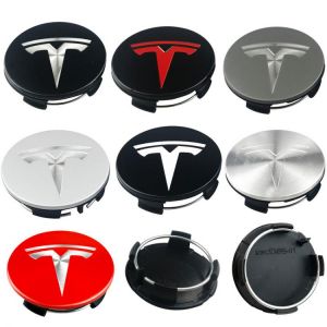 4pcs 56/58mm Car Hubcaps Wheel Covers for Tesla Model S X 3 Y Roadster Accessories Center Cap for Rims AutoTyre Hub Decoration