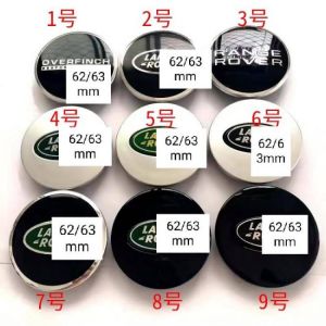 4pcs 62mm 63mm green Wheel Center Hub Caps Cover Emblem logo For Land Rover RANGE ROVER LR2 LR3 LR4 RANGE LAND ROVER Sport