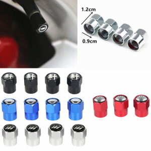 New 4PCS Auto Wheel Tire Valve Stem Caps Cover For Bmw F10 F20 F25 F30 F31 E36 E39 E87 E60 E46 E90 X1 X3 X5 E53 M