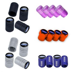 4pcs Car tire valve cover metal dust protection cap car goods for Ford explorer 5 focus ranger mk3 1 6 mondeo fiesta F-150 Forex