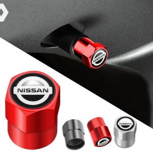 4pcs/lot Car  Wheel Tire Valve Caps Emblem For Nissan Qashqai Versa Sentra Rogue Pathfinder Murano Maxima Juke Altima Sylphy