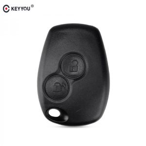 KEYYOU For Renault Megane Modus Espace Laguna Duster Logan DACIA Sandero Fluence Clio Kangoo 2 Button Remote Key Shell Case