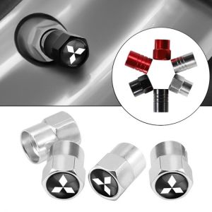 4Pcs Ralliart Aluminum Car Tire Wheel Valve Stem Cap For Mitsubishi ASX Lancer Pajero Outlander L200 EVO Galant Jinxuan