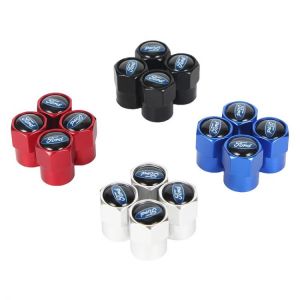 2021 4PCS Auto Wheel Tire Valve Stem Caps Cover fit for fit ford focus 2 focus 3 Fiesta EcoSport ESCORT Car accessories