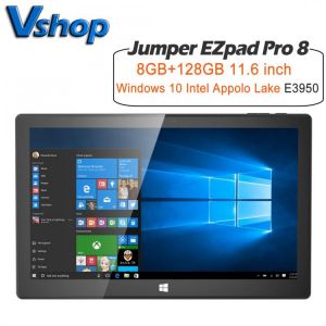 Jumper EZpad Pro 8 Tablet PC 11.6 inch 8GB+128GB Windows 10 Intel Appolo Lake E3950 Support TF Card Bluetooth & Dual WiFi Lapt