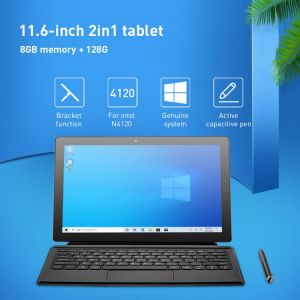 PiPO Tablet Quad Core Win 10 Intel Gemini lake N4120 8+128G 11.6 Inches with Keyboard Stylus Pen OTG Cable 1920x1080 Tablet
