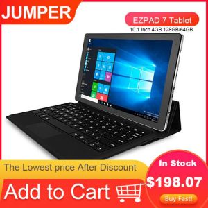 JUMPER EZPAD 7 Tablet 10.1 Inch 4GB 128GB/64GB 2 in 1 Window 10 Intel Cherry Trail X5 Z8350 Quad Core Tablet PC
