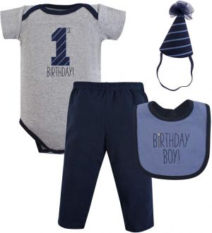 Hudson Baby unisex-baby Birthday Boxed Giftset