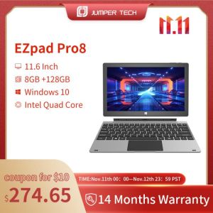 2020 Jumper EZpad Pro 8 Intel Quad Core 12GB 128GB Ultra Slim Tablet Win 10  With Keyboard 11.6 Inch 1920*1080 IPS Touch Screen