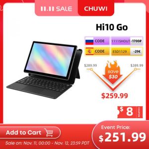 2021New Tablet, CHUWI Hi10 Go 10.1inch 6GB RAM128GB ROM, FHD 1920x1200 IPS, Intel Celeron N4500, Micro-HD, Windows 10 Tablet PC