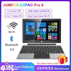 JUMPER EZPAD PRO 8 Tablet 11.6 Inch 1920*1080 IPS Touch Screen 8GB 128GB Ultra Slim Win10 Tablet PC W/ Keyboard for Office Home