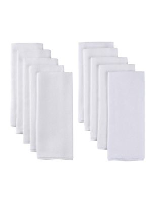 GERBER 10 Pack Organic Prefold Birdseye Diaper with Pad