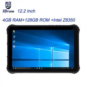 Original Kcosit K22H Rugged Windows 10 Tablet PC Laptop Netbook Keyboard Intel Z8350 12.2 Inch 4G RAM 128GB ROM RS232 12600mAH