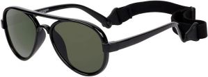 COCOSAND Baby Sunglasses with Strap Classic Aviator Style UV400 Protection for Age 0-24months