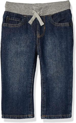 The Children's Place Boys' Baby and Toddler Pull on Straight Jeans