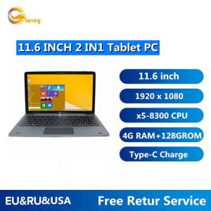 NC01 Windows 10 4GB RAM 128GB ROM With Pin Docking Keyboard 11.6 Inch Tablet PC Quad Core 4.0 1920*1080 IPS