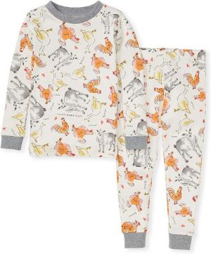 Burt's Bees Baby Baby Boys' Pajamas, Tee and Pant 2-Piece Pj Set, 100% Organic Cotton