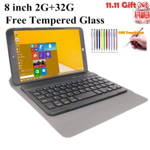 8 INCH Tablet PC With Bluetooth Keyboard 2GB+32GB Windows 10 Home 1280 x 800 IPS WIFI Dual Camera Quad Core