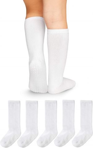 LA Active Knee High Grip Socks - Cozy Warm Socks - Baby Toddler Infant Kids