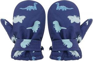 KANCOOL Baby & Toddler Mitten Waterproof Gloves for Baby Skiing Gloves Baby Mittens Linned Fleece