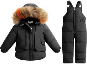 Srkrando Baby Boy Snowsuit Infant Winter Clothes Toddler Jumpsuit 2T Jacket Coat for Girl
