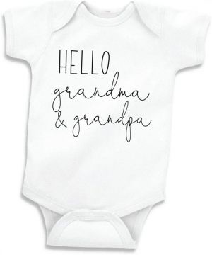 Bump and Beyond Designs Hello Grandma and Grandpa Pregnancy Announcement Gifts