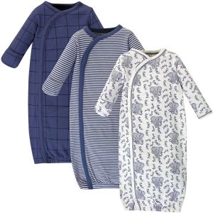 Touched by Nature Baby Girls&#x27; Organic Cotton Kimono Gowns