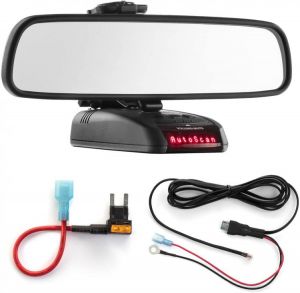 Radar Mount Mirror Mount + Direct Wire Power Cord + Mini Fuse Tap for Beltronics STI RX65 (3001401B)