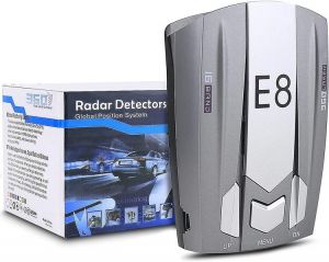 Radar Detectors for Cars, Speed Radar Detector E8 Single Graphics Card Long Distance Measurement 360 Degree Full Frequency Warning
