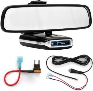 Radar Mount Mirror Mount Bracket + Direct Wire Power Cord + Mini Fuse Tap Escort Max Max2 (3001402)