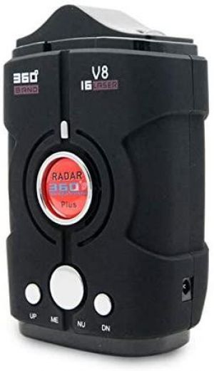 MACHSWON Car Radar Detector English Russian Auto 360 Degree Vehicle V8 Speed Voice Alert