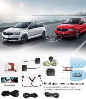 CarBest Radar Based Blind Spot Sensor and Rear Cross Traffic Alert System, BSD, BSM, Wave Radar Blind Spot Detection System