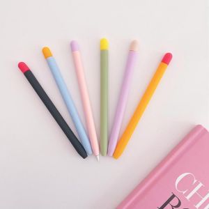 Candy Color Soft Case For Apple iPad Pencil 2 Gen Silicone Cover For Apple Pencil 2 Cap Nib Touch Pen Stylus Protector Cover