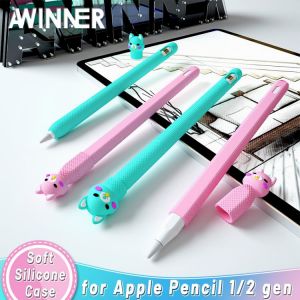Protective Safety Case For Apple Pencil 1 2 Anti-lost Anti-Shock Slilicone Sleeve Cover For ipad Tablet touch pencil 2 1 Case
