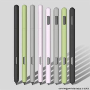 Simple business pencil case For Sam-sung Galaxy- Tab S6 S7 S-Pen Cover Cute Cartoon Tablet Silicone Pencil Case
