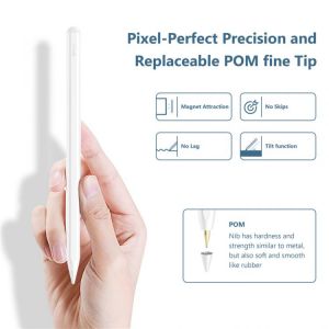 Uogic For iPad Pencil with Palm Rejection,Stylus Pen for Apple Pencil 2 1 iPad Pen Pro 11 12.9 2021 2020 2018 2019 Air 4 7th 8th
