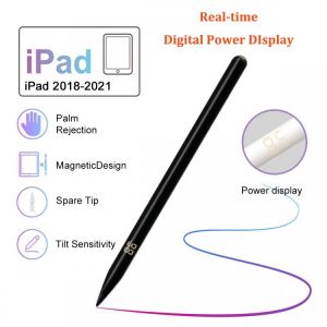 Stylus Pen for Apple Pencil 1st/2nd Gen Digital Battery Display Pencil with Fast Charging Compatible with iPad 2018-2021