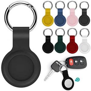 Vian Soft Silicon Case for Apple AirTags Tracker,(2 Pack + 1 Free as a Bonus) Finder Items, Soft Silicon Holder Scratch Protective