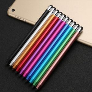 1 Pc Stylus For Android Dual-tip Capacitive Pen Mobile Phone  Rubber Tip Touch Ipad Tablet Screen Drawing Accessories