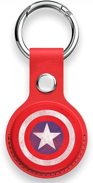 airtags case ，Protective Case for Apple Airtag 2021，Leather Case Tracker Holder with Key Chain，Easy Carry AirTags Case for B
