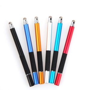 2 in 1 Pen Multifunction Fine Point Round Thin Tip Touch Screen Pen Capacitive Stylus Pen For Smart Phone Tablet For iPad iPhone
