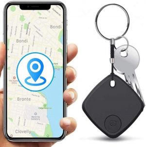 Key Finder, Keychain Tracker, Remote Shutter for Smartphone Bluetooth Camera, Two-Way Anti-Lost Finder, Item Tracker with Android/