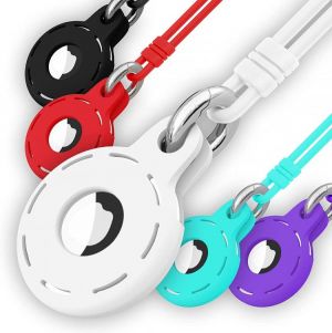 5 Color Apple-AirTag Case Anti-Scratch Silicone AirTags Finder Keychain Accessory Five Colors Match Five Moods Follow Your Hearts 