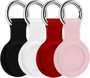 Case Compatible for AirTag Air Tag Holder Cover Keychain Accessory Compatible with Apple Finder Location Tracker for Elderly Kids 