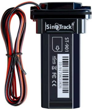 SINOTRACK Vehicle Car GPS Tracker, Anti Lost Alarm Locator Mini Portable Real-Time Location Device, Waterproof Car Motorcycle GPS 
