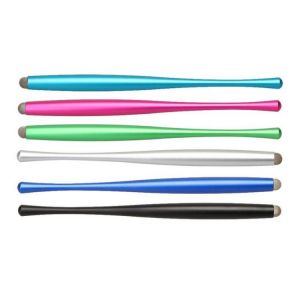 Capacitive Stylus Pen New Metal Mesh Micro-Fiber Tip Touch Screen Stylus Pen For Smart Phone Tablet PC for iPhone iPad Promotion
