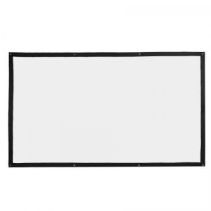 Projection screen 100 inches portable foldable soft projection curtain for indoor and outdoor use 16: 9/4: 3 projection screen